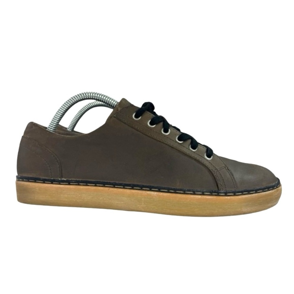 UGG Kolman Brown Leather Lace Up Sneakers Mens Size 8
